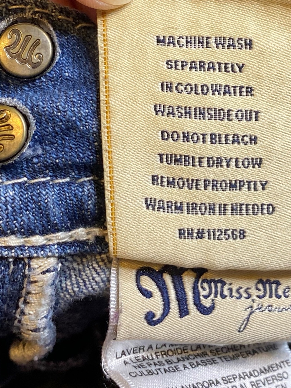 Miss Me Embellished Embroidered Capri Jeans Women’s size 29 - Picture 11 of 16